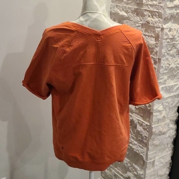 Lululemon crew neck short sleeve sweatshirt - scene top size 6 - Picture 3 of 5